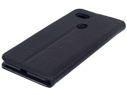 Premium Leather Wallet Case for Google Pixel 3 XL - Black