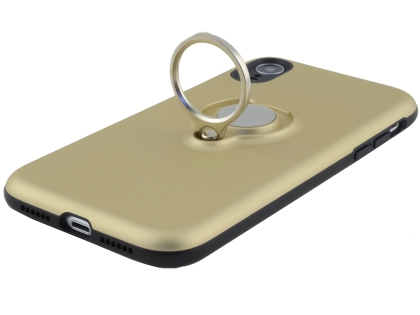 Impact Case With Ring Holder for iPhone XR - Gold