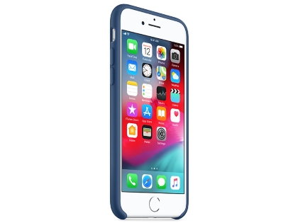 Silicone Case for Apple iPhone 8/7 - Steel Blue