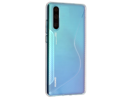 Wave Case for Huawei P30 - Clear Soft Cover