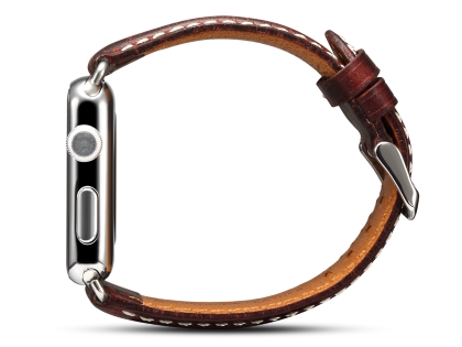 Premium Rustic Inspired Leather Band for 38/40 mm Apple Watch  - Maroon