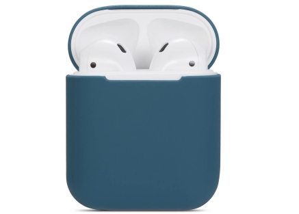Soft Silicone Case for Apple AirPods  - Midnight Blue Sleeve