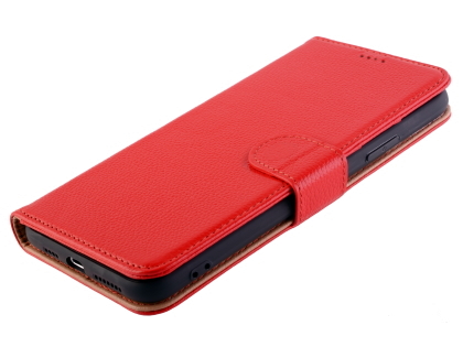 Premium Leather Wallet Case for Apple iPhone 11 Pro Max - Red