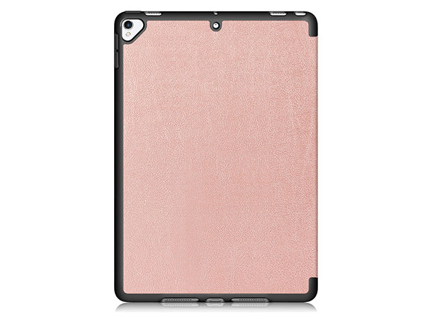 Premium Slim Synthetic Leather Flip Case with Stand for iPad 7/8th Gen - Rose Gold