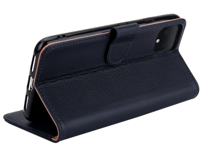 Premium Leather Wallet Case for Google Pixel 4XL - Midnight Blue
