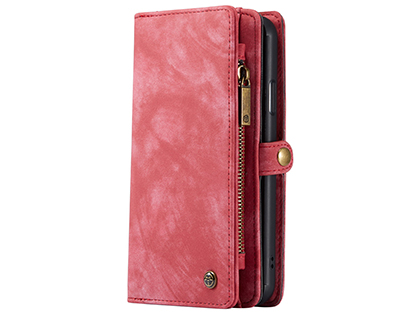 CaseMe 2-in-1 Synthetic Leather Wallet Case for iPhone 11 Pro - Pink/Blush Leather Wallet Case