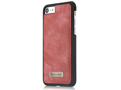 CaseMe 2-in-1 Synthetic Leather Wallet Case for iPhone 8/7 - Pink/Blush