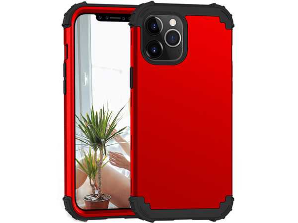 Defender Case for iPhone 12 - Red