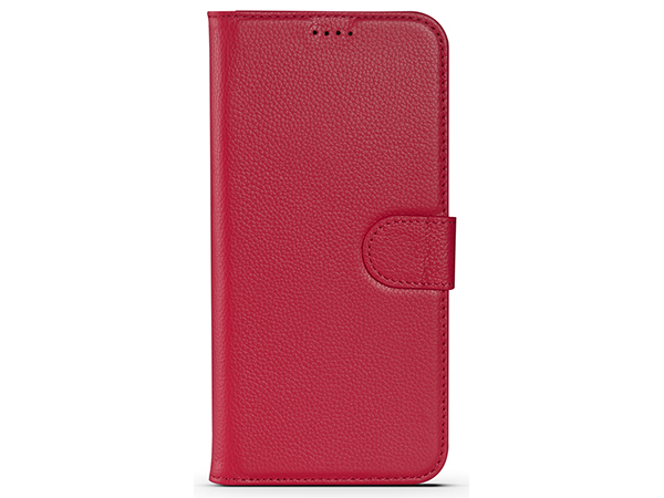 Premium Leather Wallet Case for Apple iPhone 12 - Pink