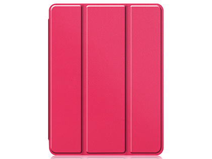 Premium Slim Synthetic Leather Flip Case with Stand for iPad Pro 11 3rd Gen (2021) - Pink