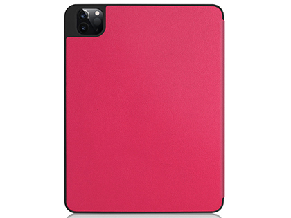 Premium Slim Synthetic Leather Flip Case with Stand for iPad Pro 11 3rd Gen (2021) - Pink