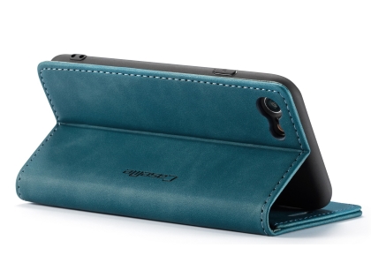 CaseMe Slim Synthetic Leather Wallet Case with Stand for iPhone 6s/6 - Teal