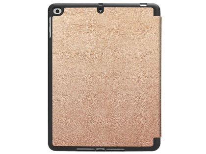 Premium Slim Synthetic Leather Flip Case with Pen holder for iPad 6th/5th Gen - Rose Gold
