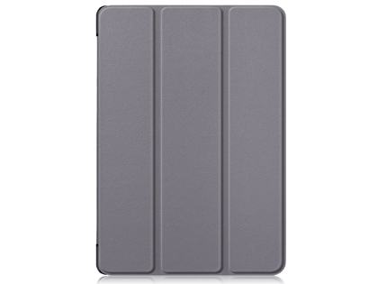 Premium Slim Synthetic Leather Flip Case with Stand for iPad 7/8th Gen - Grey