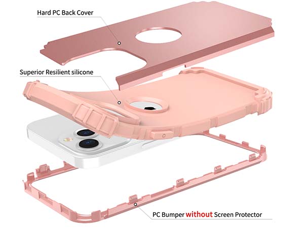 Defender Case for iPhone 13 - Pink