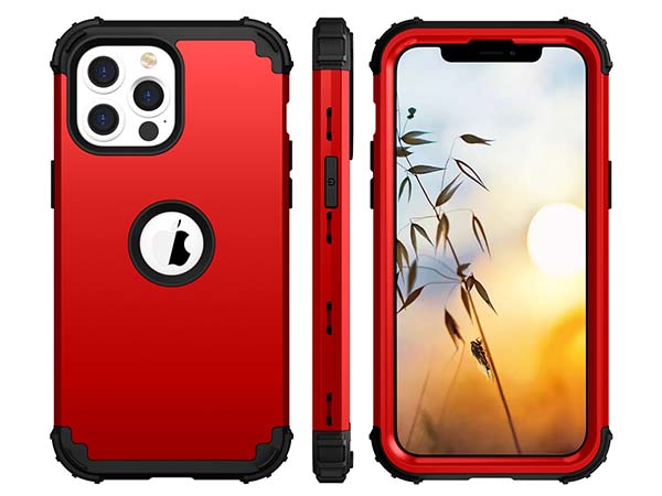 Defender Case for iPhone 13 Pro Max - Red