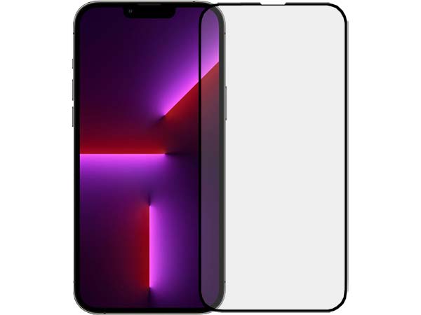 3D Full Coverage Tempered Glass Screen Protector for iPhone 13 Pro - Black