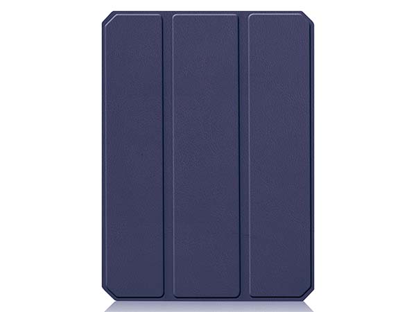 Slim Synthetic Leather Case with Stand and Pen Holder for the iPad mini 6 (2021) - Navy Blue
