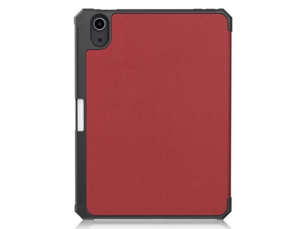 Slim Synthetic Leather Case with Stand and Pen Holder for the iPad mini 6 (2021) - Burgundy
