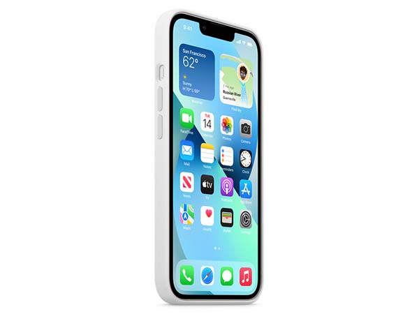Silicone Case for Apple iPhone 13 Mini - White