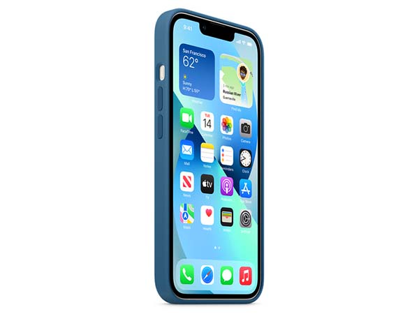 Silicone Case for Apple iPhone 13 - True Blue