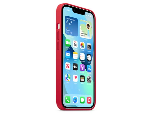 Silicone Case for Apple iPhone 13 Pro - Red