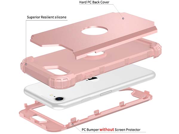 Defender Case for iPhone SE 2 / SE 3 - Pink