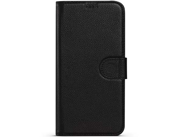 Premium Leather Wallet Case for Apple iPhone 14 - Black
