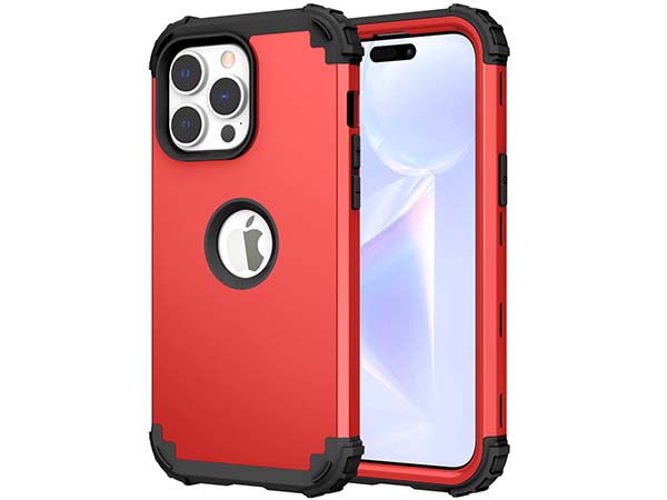 Defender Case for iPhone 14 Pro - Red