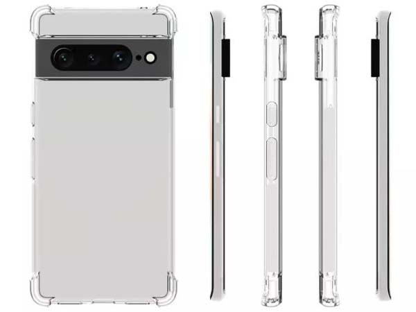 Gel Case with Bumper Edges for Google Pixel 7 Pro - Clear