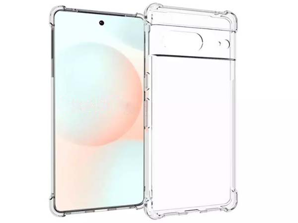 Gel Case with Bumper Edges for Google Pixel 7 - Clear Soft Cover