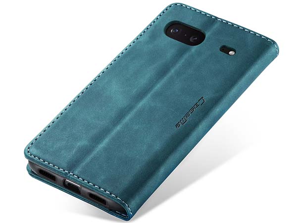CaseMe Slim Synthetic Leather Wallet Case with Stand for Google Pixel 7 - Teal