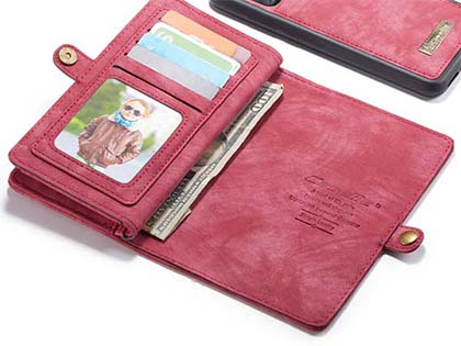 CaseMe 2-in-1 Synthetic Leather Wallet Case for iPhone 11 Pro - Pink/Blush
