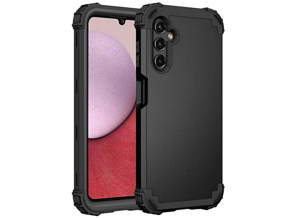 Defender Case for the Samsung Galaxy A14 - Black Impact Case