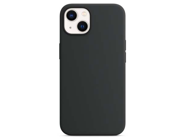 Silicone Case for Apple iPhone 14 - Black Soft Cover