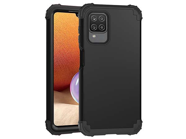 Defender Case for the Samsung Galaxy A12 - Black Impact Case