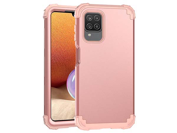Defender Case for the Samsung Galaxy A12 - Pink Impact Case