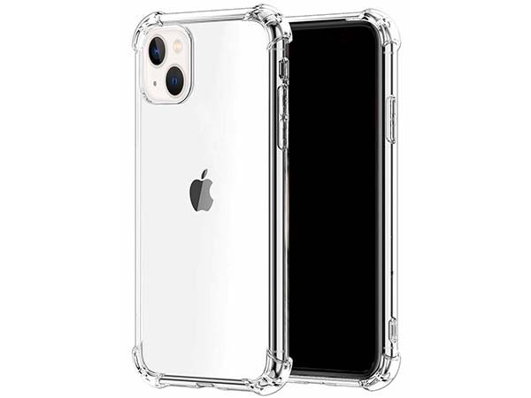 Gel Case with Bumper Edges for iPhone 15 Plus - Clear