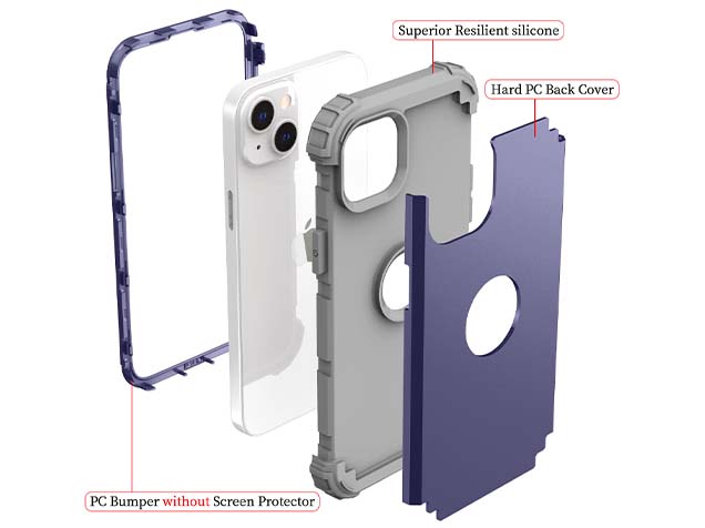 Defender Case for iPhone 15 Plus - Navy
