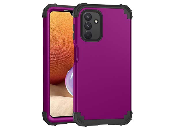 Defender Case for the Samsung Galaxy A13 5G - Purple Impact Case