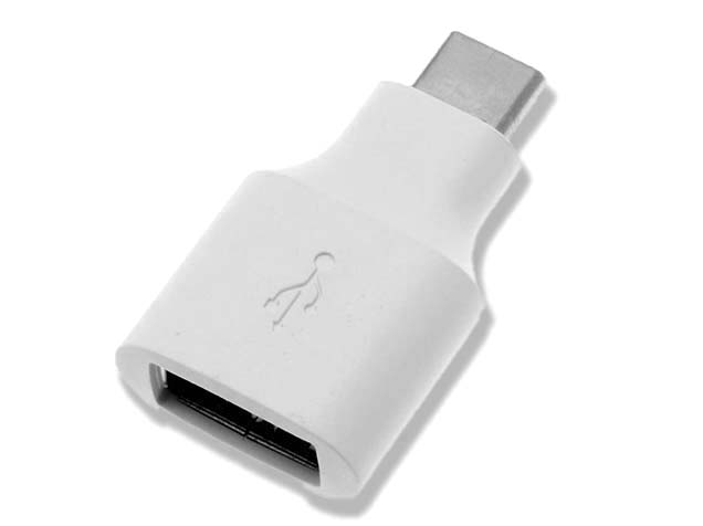 Official Google Quick Switch OTG  Adapter USB Type-C / USB-A - White USB-C OTG Adapter