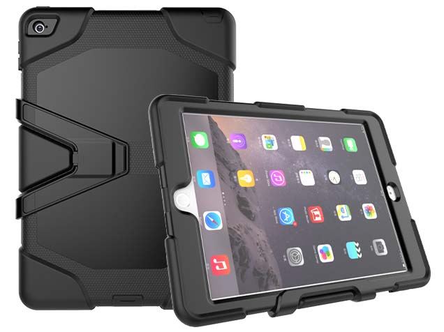 Rugged Case for Apple iPad Air 2 - Classic Black