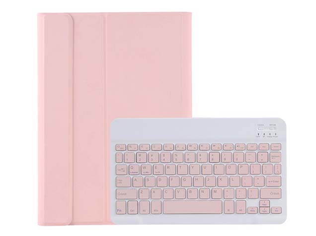 Keyboard and Case for Samsung Galaxy Tab A9+ 11 inches - Pink Keyboard