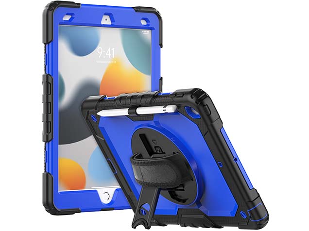 Rugged Impact Case for Apple iPad 9th Gen 10.2 - Blue