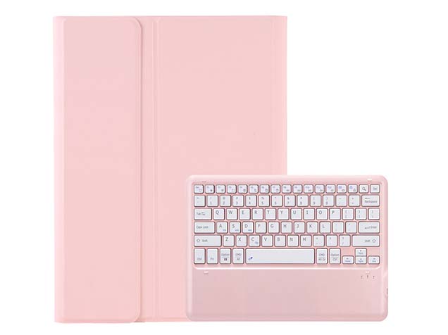 Keyboard and Case for Samsung Galaxy Tab S8 Ultra - Light Pink Keyboard