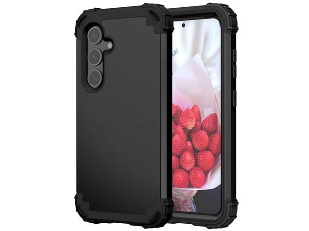 Defender Case for the Samsung Galaxy S24 - Black Impact Case