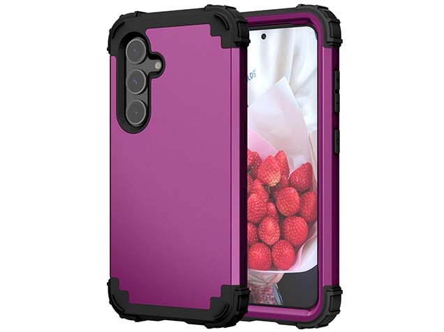 Defender Case for the Samsung Galaxy S24 - Plum Impact Case
