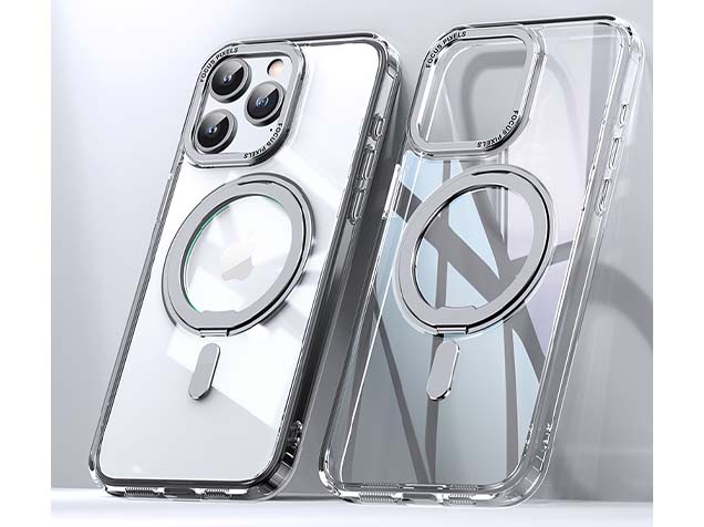 Magnetic Ring Stand Case for iPhone 11 - Clear