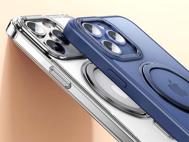 Magnetic Ring Stand Case for iPhone 11 - Clear