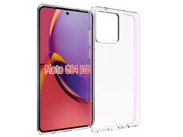 Ultra Thin Gel Case for Motorola Moto G84 - Clear Soft Cover